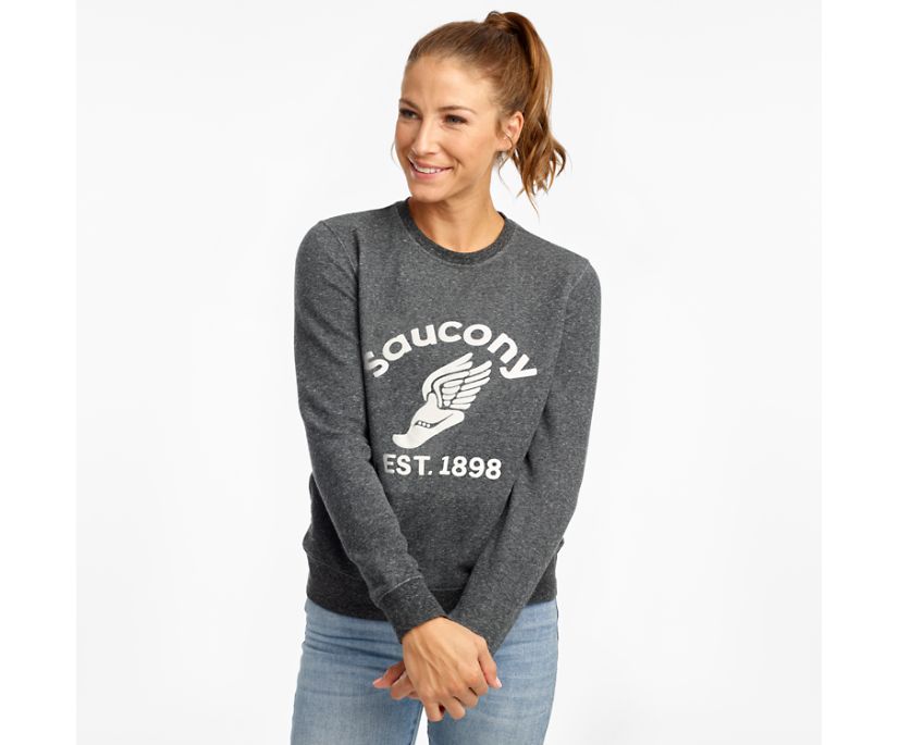 Saucony Rested Crewneck Skjorta Dam Svarta | Sverige 485UZG